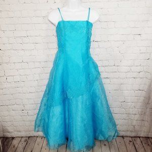 Sunny Angeles Girl's beaded party dress Sz 12